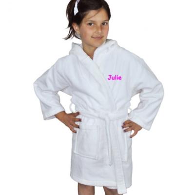 China Hooded Terry QUICK DRY Bathrobe Cotton Children Kids Bathrobe With Custom Logo for sale