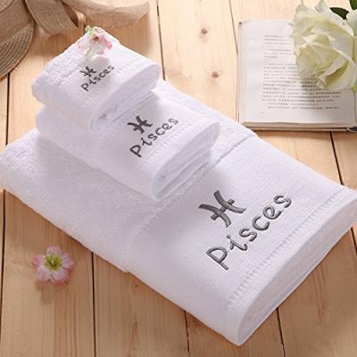 China Cotton Face Towel Bath Gift Set Hotel / QUICK DRY Spa / Sauna Bathroom for sale