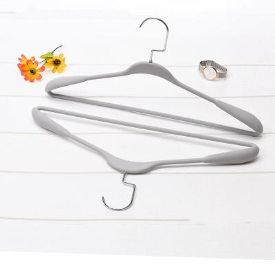 China Modern Bright Color Plastic Hangers Coat Clothes Pants Laundry Hanger Wardrobe for sale