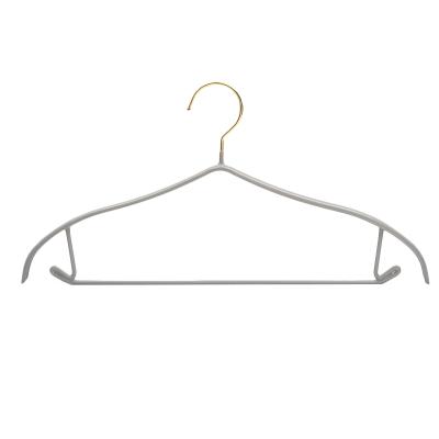 China Modern hot sale pvc coated non slip traceless cheap metal hanger cabide for sale