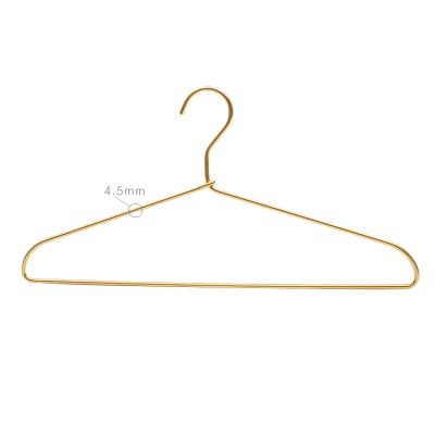 China Windproof Anti-slip Clothes Drying Metal Hanger Aluminum Wire Hanger for sale