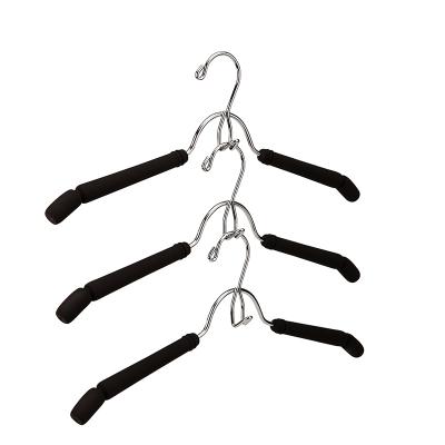 China Modern Non-Slip Foam Padded Multifunctional EVA Metal Coat Wire Coat Pants Hanger for sale