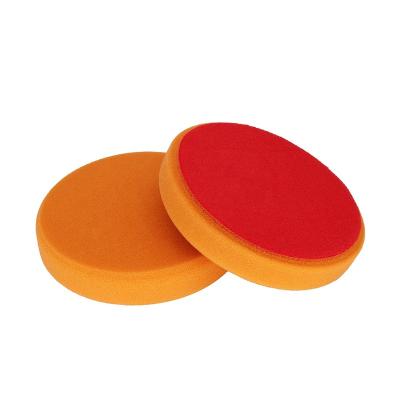 China Good elasticity 6 inch Orange Light Cut Pad Buffing Polishing Pads for Car Buffer Polisher Compounding  Polishing and Waxing for sale