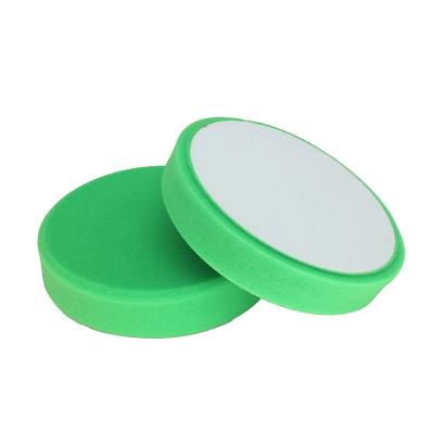 China Good elasticity Step Green Auto car Buffing Polishing Pads for Car Buffer Polisher Compounding for sale