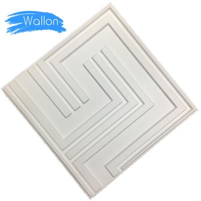 China Artistic PVC Plastic Ceiling Panels Walls 3D for sale