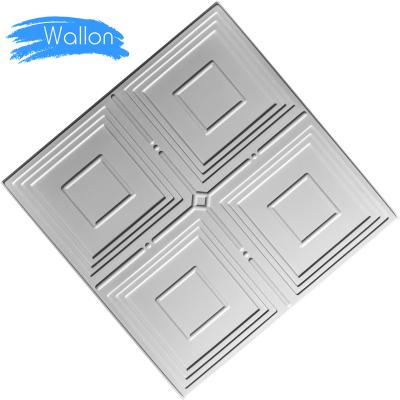 China Artistic Ceilings Free Shipping Streamline 3D PVC Ceiling Wall Panel For Home Decor for sale