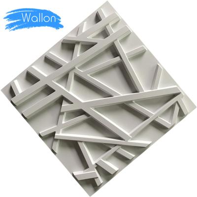 China Lightweight PVC Para Paneles 3D Peeled Rectangulos for sale