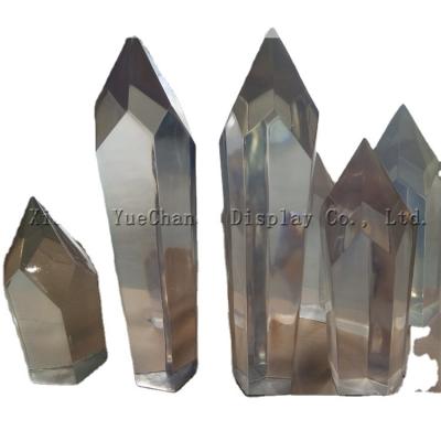 China Europe Store Window Display Props Resin Decorative Transparent Crystal for sale