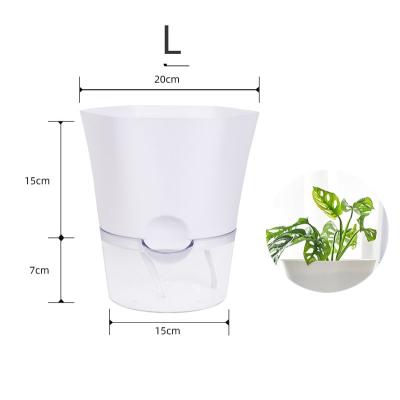 China Minimalist Outdoor Indoor On The Floor Garden Self Watering Flower Pots Plant Pot Cheap Custom Wholesale for sale