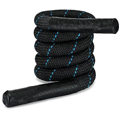 China Sports Wholesale Price OEM Gym 9.2Ft 9.9Ft 25mm 38mm Full Body Braided Home Gym 9.2Ft 9.9Ft 25mm 38mm Heavy Weighted Jump Ropes Jump Rope 50mm for sale