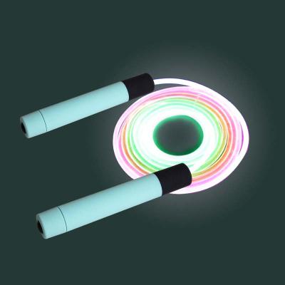 China Sports Customized Logo Led Jump Rope Light Led Jump Rope Colorful Glow Jumping Rope for sale