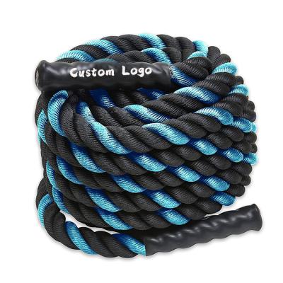 China Wholesale GYM Universal 1 Inch 1.5 Inch 2 Inch Fitness Weighted Battle Rope Workout Exercise Battle Heavy Battle Ropes 30ft 40ft 50ft for sale