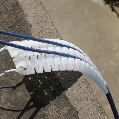 China Flaring and Cornice Prevent from Cutting High Quality Foldable Climbing Rope Guard Anti-Wear Thickened Rope Safety Rope Protector for sale