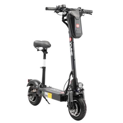 China Stock 2000w 52v 23.4ah EU Warehouse YUME Electric Scooter Fat Unisex 10inch Battery Tire With Seat For Adult for sale