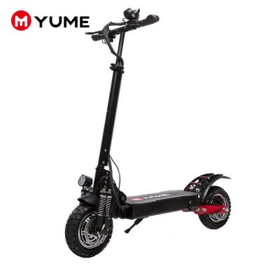 China YUME 2000w Fat Tire Mobility Motorcycle Powerful Motor Dual Motor Electric Scooter e Scooter For Adult 10 Inch for sale