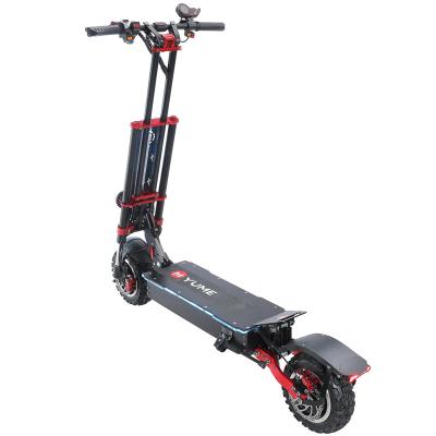 China 2020 YUME 5600W Fast Folding Unisex Dual Motor Scooter Off Road Motorcycle Electric Scooter For Adult for sale