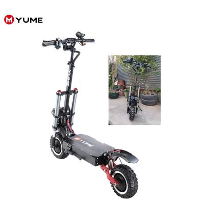 China YUME China 3200W Motor Powerful Two Wheel 10 Inch Double Fat Tire Unisex Off Road Electric Scooter For Adults for sale