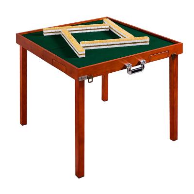 China Pine Wood Wholesale Cheap Outdoor Simple Multifunctional Portable Folding Mahjong Table Party Events for sale