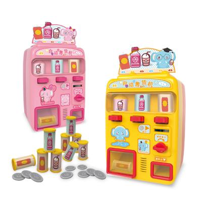 China Funny Simulation Kids ABS Voice Drink Vending Machine Coin Machine Boy Girl Boy Girl Toy for sale