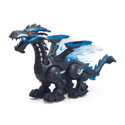 China Carry-Over SPRAY Walking Robot Fire-Spraying Dinosaur Toys Children's Toy Children's MIX COLOR Wholesale Dinosaur Toys with Red Lights and Realistic Sounds for sale