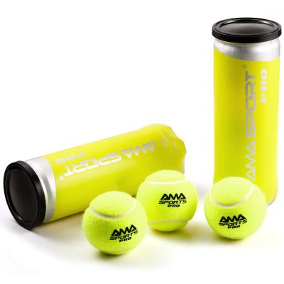 China Sport Game Good Quality Yellow High Pressure Tennis Ball Box Packing Pallet Ball China Factory for sale