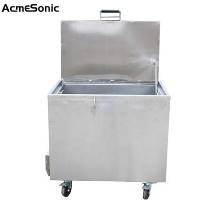 China Ultrasone verwarmde natte tank roestvrij staal natte tank reiniger voor oven tray Te koop