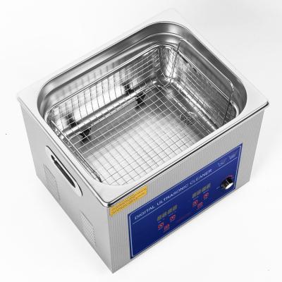 中国 10L Capacity Ultrasonic Cleaner 240w Power 300w Heating 40kHz Frequency Timer Adjustable Industrial Cleaning 販売のため