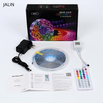 China Garden With Blue Remote Control Flexible Home Decoration Party Flexible High Performance RGB Tooth Control Smart Light Strip for sale