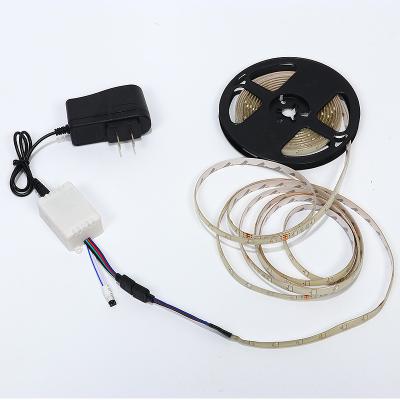 China Garden OEM Factory Sale 5m 60leds RGB Waterproof Smart Smd2835 Led Light Strip Remote Control Smart Light Strip for sale