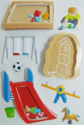 China kindergarten playground make your own sticker / decorative desk stickers for sale