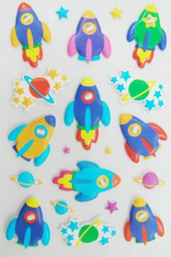 China Professional 3D Foam Stickers Puffy Non-toxic For Children for sale