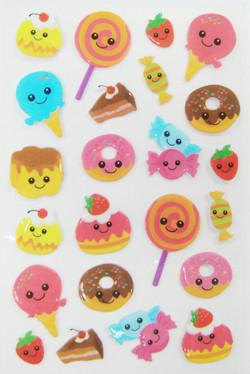 China Lovely Custom Puffy Stickers 3D Dimensional For Children for sale