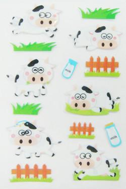 China Cute Custom Puffy Stickers 3D Dimensional For Children for sale