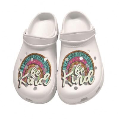 China Custom Logo Clog Men Women Slippers Summer Massage Clogs Sandals EVA Flat Clog Shoe Garden Beach for Nurses for sale