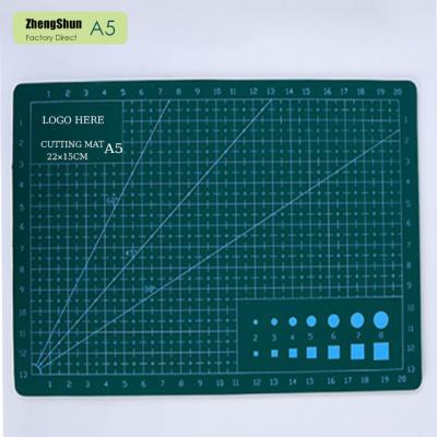 China Mat Grid Lines Rubber Cutting Mat A5 Spinning Revolving Cutting Mat Art Supplies Pottery Tool Modeling Self Healing Cutting for sale