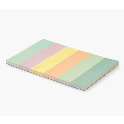 China Cheap loose leaf factory price full color kawaii notepad custom with logo weekly notepad for sale