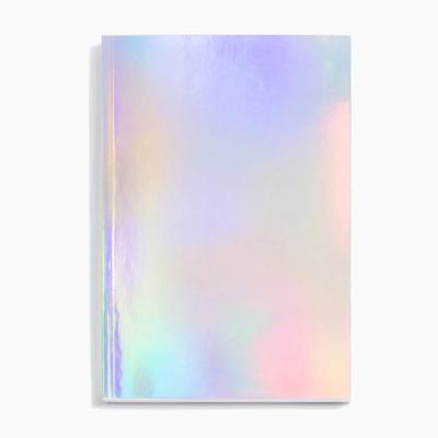 China Custom Hardcase Notebook Logo Hologram Printed A5 Agenda Student Lined Paper Diary Notebook for sale