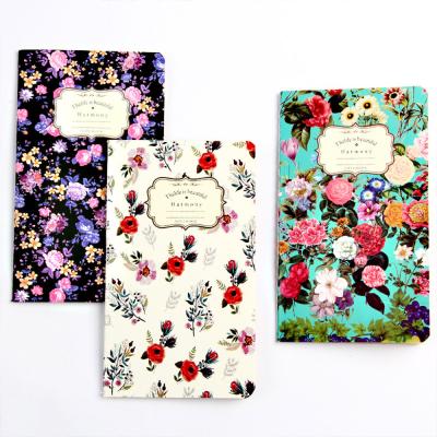 China Cheap Quilting Softcover Softcover Saddle Diary Student Notebook Custom Inner Pages for sale