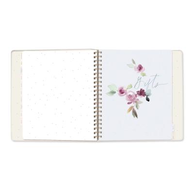 China Office& wholesale fashion planner 2021 planner wedding school supplies PU leather notebook wedding planner design notebook for sale