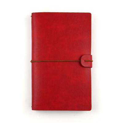 China Factory A6 Vintage Stationery Guangzhou Best Vintage Travel Diary Custom Logo Travel Journal Refillable Diary Notebook for sale