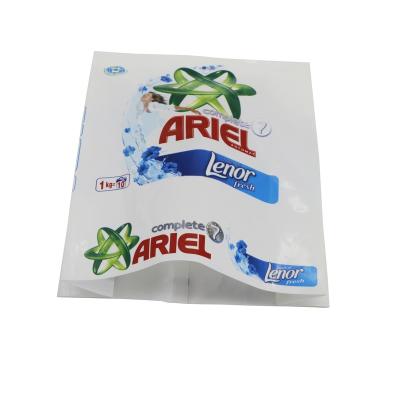 China Moisture Proof Custom Printed Washing Powder Plastic Packaging Detergent Packaging Bag 1kg for sale