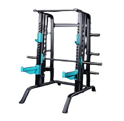 China Commercial Grade Smith Machine With Power Rack Home Fitness Power Equipment Cage Multi Function Modern Squat Rack for sale