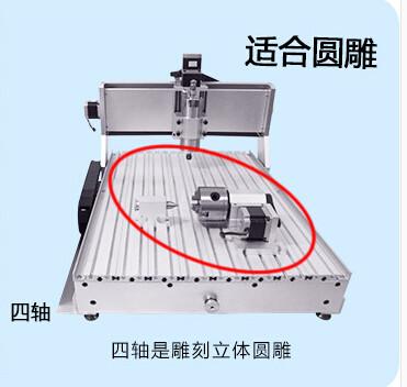 中国 4 軸線 CNC のルーター 6040 の 1.5KW 紡錘 + 4axis CNC の彫刻家の彫版の mahcine 販売のため