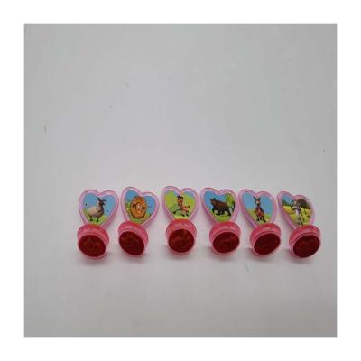 China Children's Toy Six Kinds Of Stamps Small Animal Children With Strong Coloring Power, Cute Toys, Cartoon Ink Protection for sale