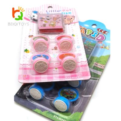 China Toy Children Custom Seal Stamp Toy Set For Kids Promotional Children's Custom Logo Stamp for sale