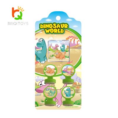 China Children's Toy Cartoon Dinosaur Rubber Stamp Kid's Gift Dinosaur Set Stamp Toys Promotion Special Gift For Children for sale