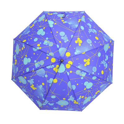 China Morden Luxury Custom Printed Promotional Upright Umbrella For Rain for sale