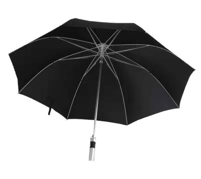 China New CLASSIC Ultralight Aluminum Alloy Men's Long-handle Umbrella Advertising Straight Umbrella Customized for sale