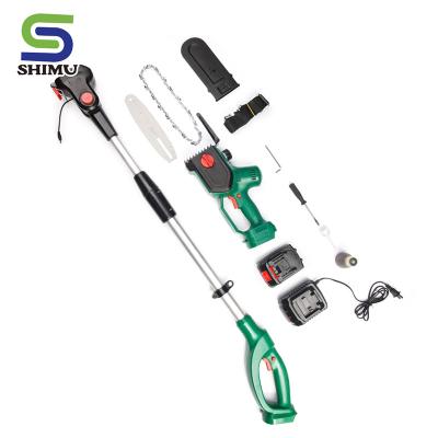 China Electric Chainsaw Adjustable Mini Chain Saw With Electric Size Handles SMY100014 20V for sale