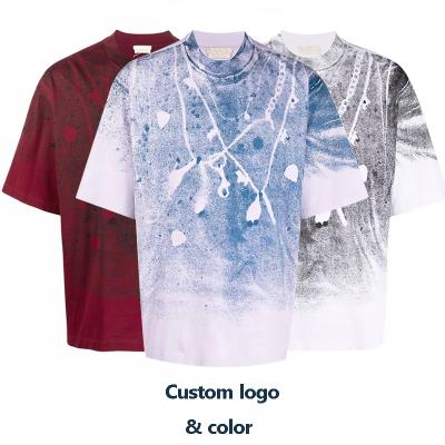 China Cotton Fashion QZH Anti-pilling Streetwear Multi Color Digital High Quality Tee T-shirt Printing Custom T-shirts OEM Printing T-shirt for sale